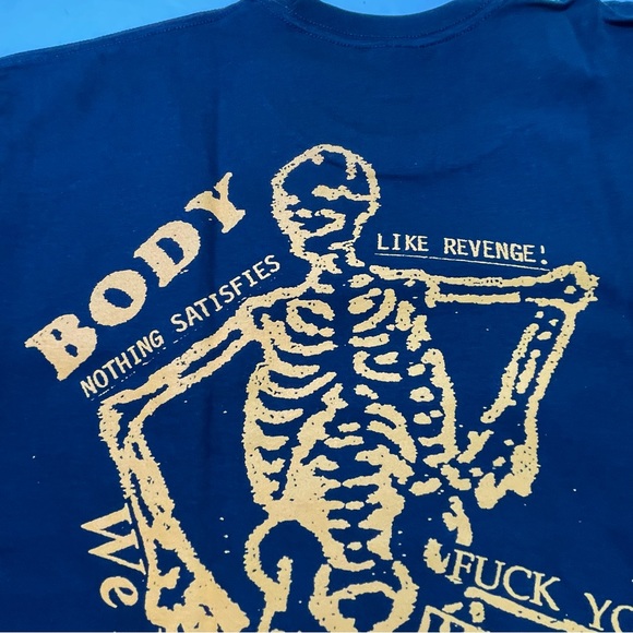 Supreme New Navy Blue & Orange Color XL Size Graphic Bodysnatchers T-Shirt - Picture 6 of 10